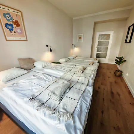 Daire Flat In Zizkov -102-